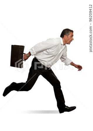 Businessman in action 96209412