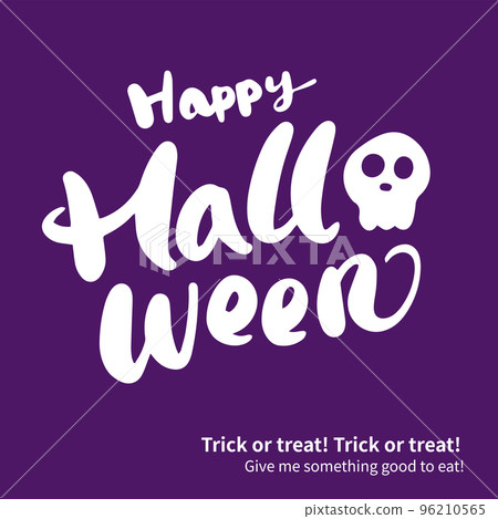 halloween Calligraphic Designs text 96210565