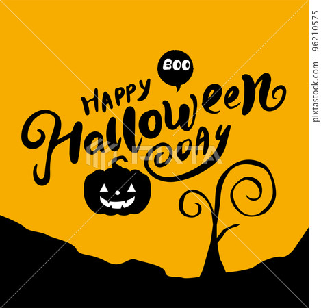 halloween Calligraphic Designs text halloween Calligraphic Designs text 96210575