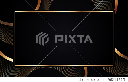 豪華典雅的背景材料。黑色和金色的優雅抽象背景材料。 豪華典雅的背景材料。黑色和金色的優雅抽象背景材料。 96211215