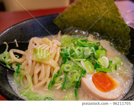 Close up shot of Japanese style ramen with tamago 96211705