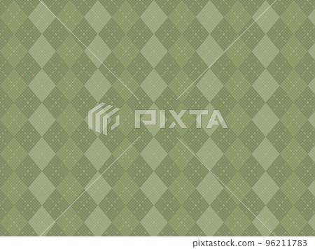 織物紋理菱形花紋綠色 96211783
