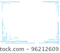 Light blue block and line frame background 2 96212609