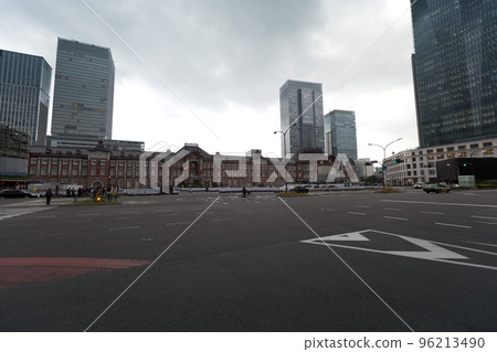 Tokyo, Japan skyline over Tokyo Station at dusk. Tokyo, Japan skyline over Tokyo Station at dusk. 96213490
