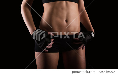 Sexy woman after workout 96216092