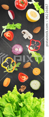 Salad background Salad background 96216867