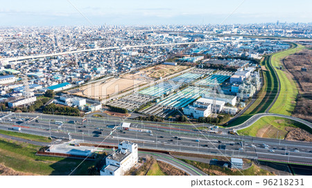 戶田市美城附近的“ Sa玉縣”鳥瞰圖 96218231