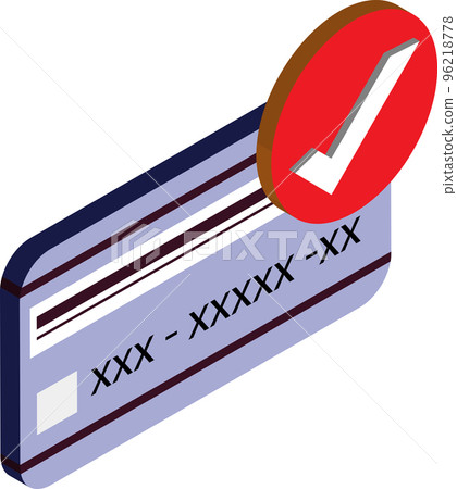 credit card and finance illustration in 3D isometric style 96218778