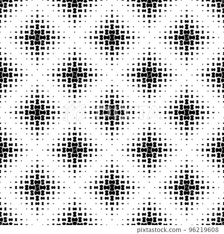 Geometric pattern of black figures on a white background.SCALE method Geometric pattern of black figures on a white background.SCALE method 96219608