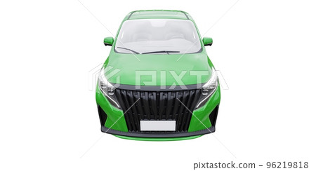 small commercial van for cargo transportation in cramped urban conditions. Courier car. A delivery service car with an inscription-free body for your own unique design. 3d rendering. small commercial van for cargo transportation in cramped urban conditions. Courier car. A delivery service car with an inscription-free body for your own unique design. 3d rendering. 96219818