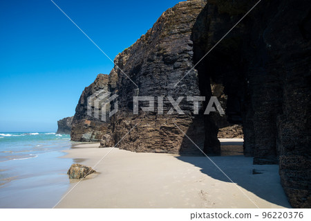 As Catedrais beach - Beach of the Cathedrals - Galicia, Spain 96220376