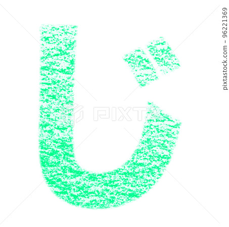 Hiragana drawn with crayon "Ji" bluish-green background white with path other colors / list Hiragana drawn with crayon "Ji" bluish-green background white with path other colors / list 96221369