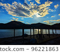 Tokushima prefecture Omiko coast and sad bench 96221863