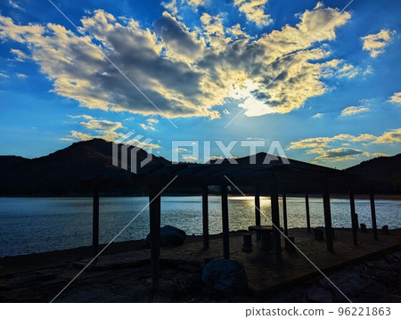 Tokushima prefecture Omiko coast and sad bench Tokushima prefecture Omiko coast and sad bench 96221863