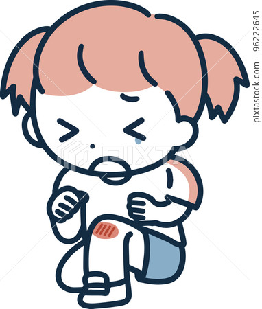 受傷的女孩圖 受傷的女孩圖 96222645