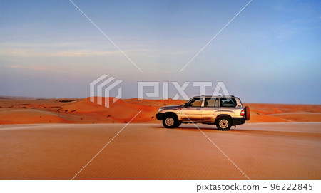 over-road car at the top of the dune 96222845