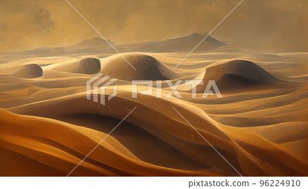 Desert with dry soil 96224910