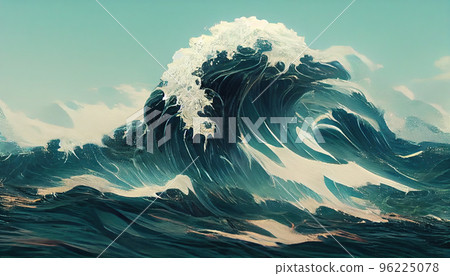 Greate Wave in ocean Greate Wave in ocean 96225078