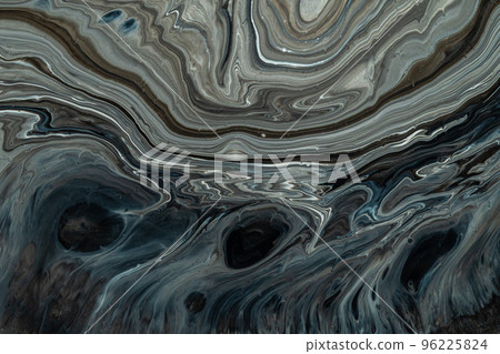 Abstract background from flowing colored liquid paints Abstract background from flowing colored liquid paints 96225824