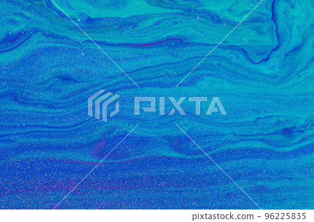 Multicolored paints create a beautiful abstract background 96225835