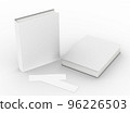 template empty book mockup , 3D rendering 96226503