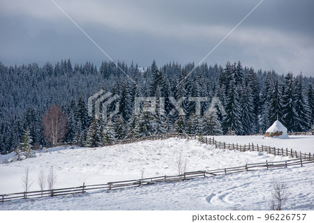 Winter countryside landscape Winter countryside landscape 96226757