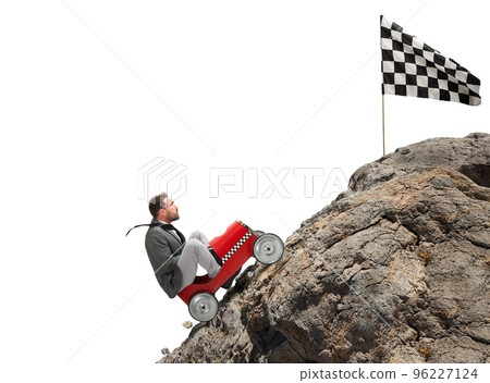 Difficult career and achievement business goal Difficult career and achievement business goal 96227124