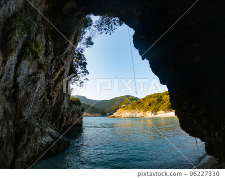 Sea cave in Corfu 96227330