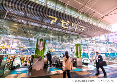 Kawasaki cityscape in Japan, overlooking Kawasaki underground shopping area, Azalea, etc. 96229070