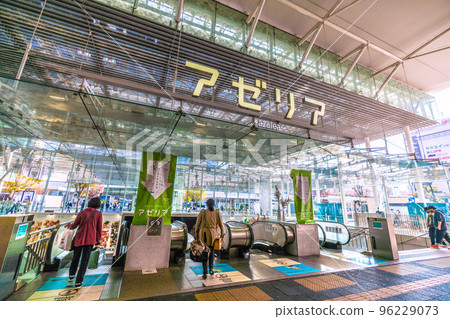 Kawasaki cityscape in Japan, overlooking Kawasaki underground shopping area, Azalea, etc. 96229073