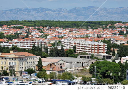 Aerial view of Zadar city, Croatia Aerial view of Zadar city, Croatia 96229440