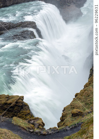 Gullfoss waterfall in Iceland Gullfoss waterfall in Iceland 96229631