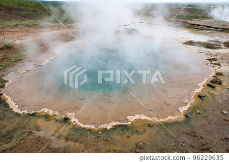 The original Great Geysir, Geyser in Iceland 96229635
