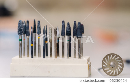 Grinding tools and drills for dental technicians 96230424