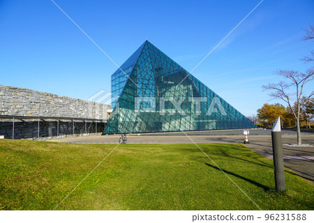 Pyramid of Moerenuma Park's glass Pyramid of Moerenuma Park's glass 96231588