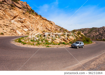 Mountain road between Samarkand and Shahrisabz 96231864