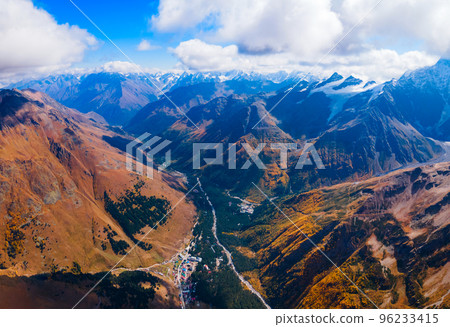Mountains in Mount Elbrus region, Russia Mountains in Mount Elbrus region, Russia 96233415