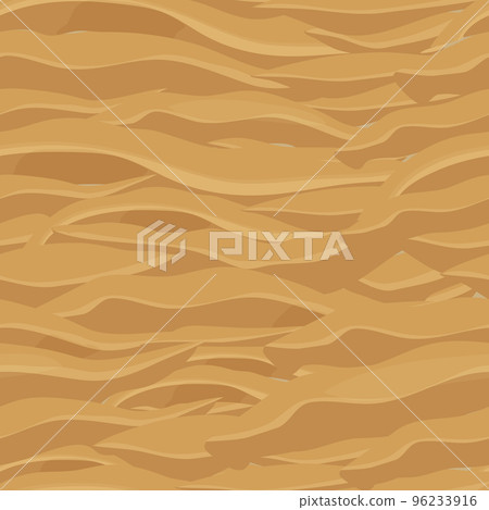 Sand texture, seamless background in cartoon style, game decoration, ui.  96233916