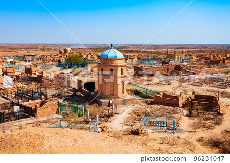 Mizdahkan Necropolis near Nukus city, Uzbekistan 96234047