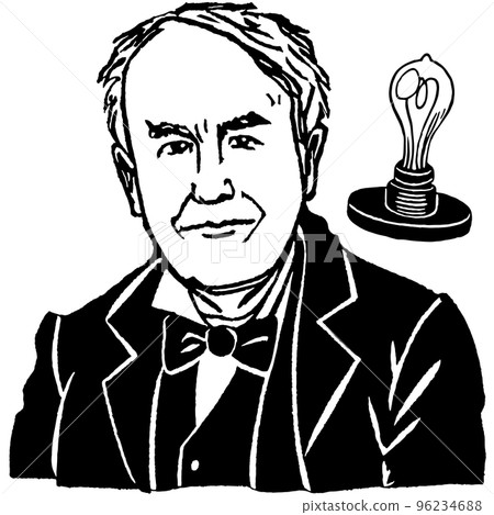 Edison's monochrome painting 96234688