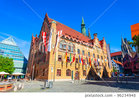Ulmer Rathaus or Ulm Town Hall, Germany Ulmer Rathaus or Ulm Town Hall, Germany 96234948