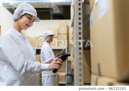 使用條形碼閱讀器進行庫存管理 Warehouse Inventory 96235285
