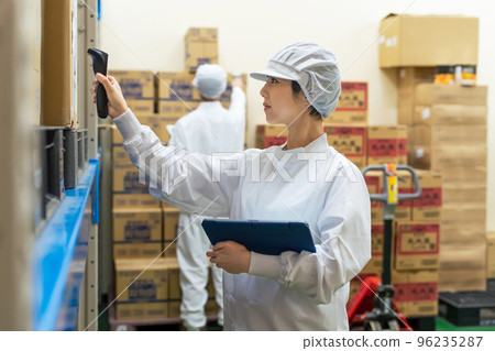 Inventory management using a barcode reader Warehouse Inventory 96235287