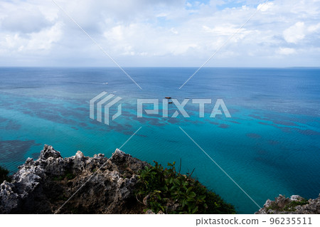 Iguana Rock on Irabu Island 96235511