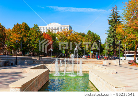 Central square in Yessentuki city, Russia Central square in Yessentuki city, Russia 96235541