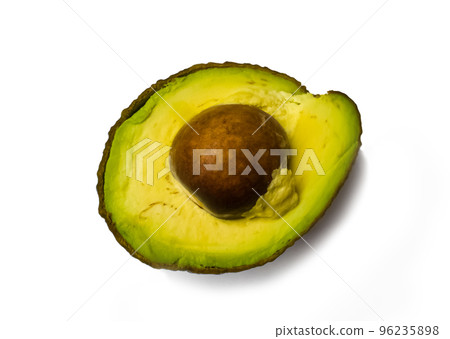 Half an avocado with a bone 96235898