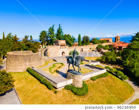 Batonis Tsikhe Fortress aerial view, Telavi Batonis Tsikhe Fortress aerial view, Telavi 96236909
