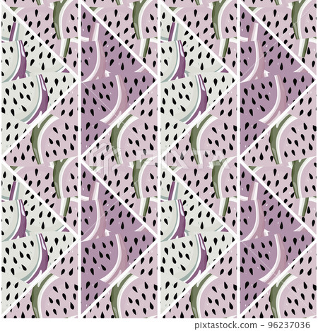 Creative skin endless wallpaper. Abstract watermelon slices mosaic seamless pattern. Creative skin endless wallpaper. Abstract watermelon slices mosaic seamless pattern. 96237036