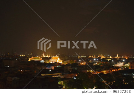 top view cityscape from building in Bangkok Thailand top view cityscape from building in Bangkok Thailand 96237298