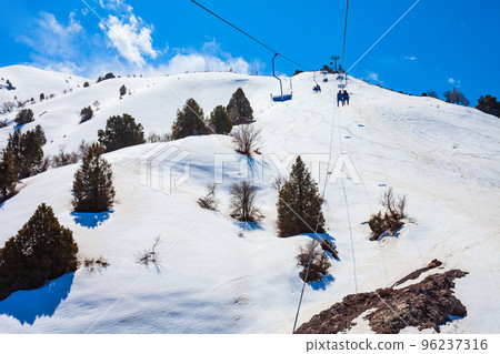 Cable Car to Beldersay Mountain, Uzbekistan 96237316